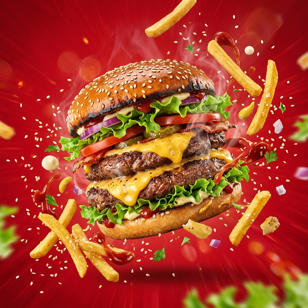 Signature Adam's Diner Burger